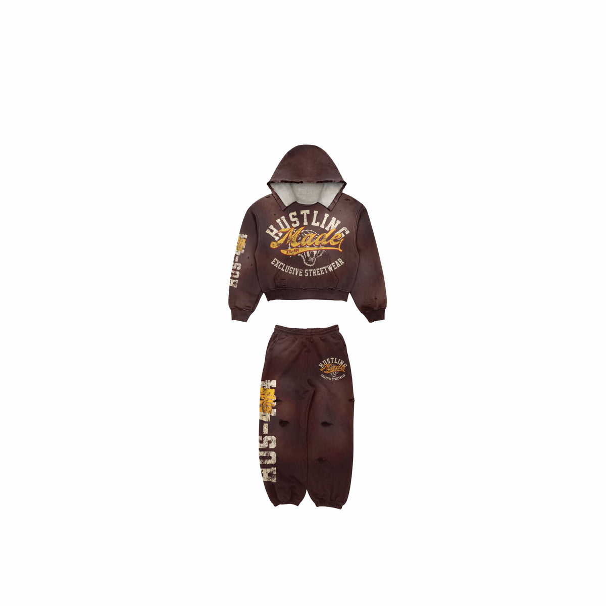 Brown Sweat Suit